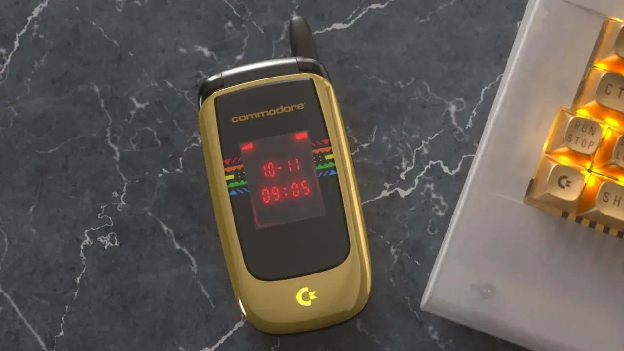 Commodore Returns With Retro Callback 8020 Flip Phone