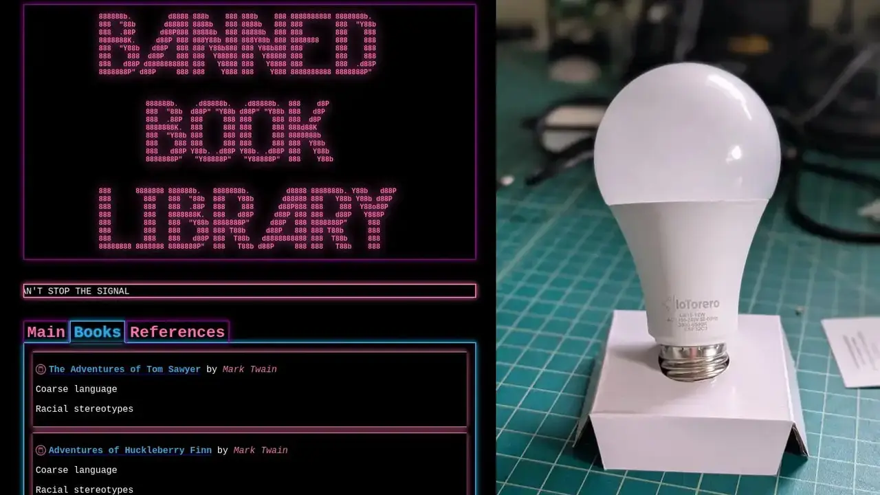 Cybersecurity Expert Transforms Smart Bulb Into Offline Digital Library