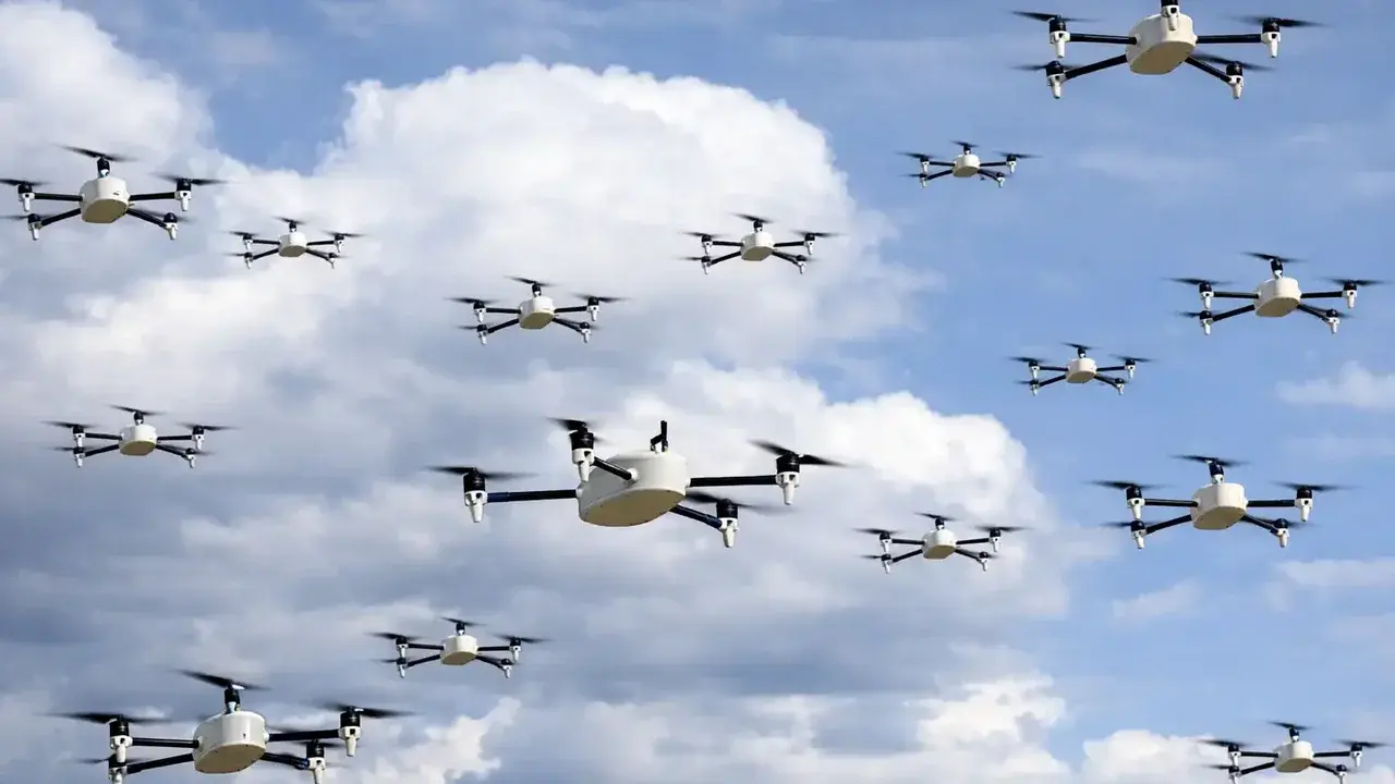 New Wireless Charging Drone Swarm Enables 24/7 Operations