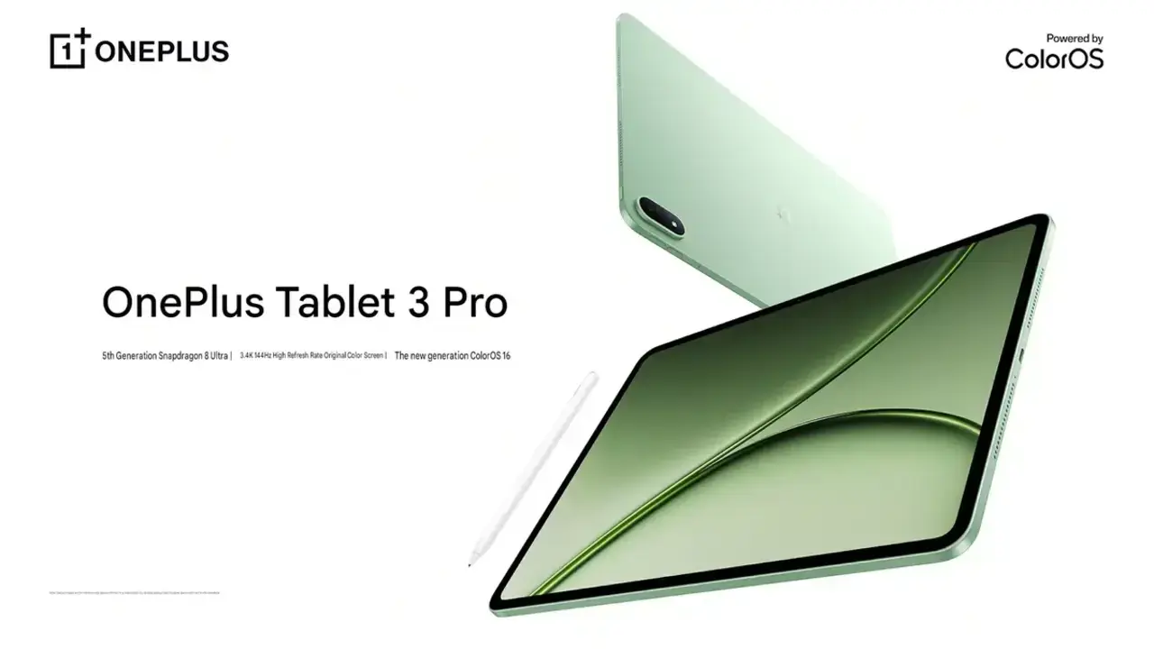OnePlus Pad 3 Pro Debuts With Snapdragon 8 Elite Power