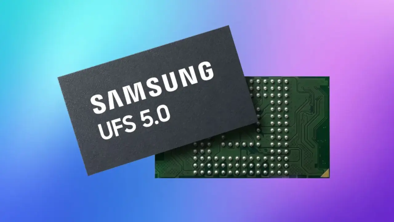 Samsung Unveils UFS 5.0 Storage Reaching 10.8 GB/s Speeds