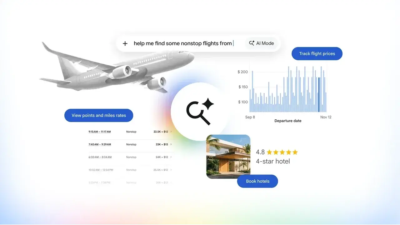 Google Enhances AI Search to Simplify Flight and Hotel Planning