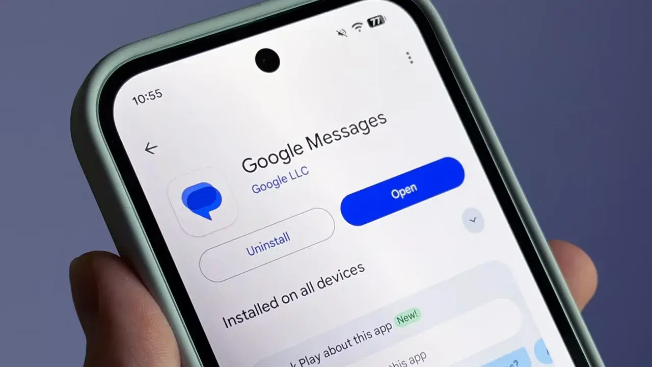 Google Messages Rolls Out New Long-Press Menu Design