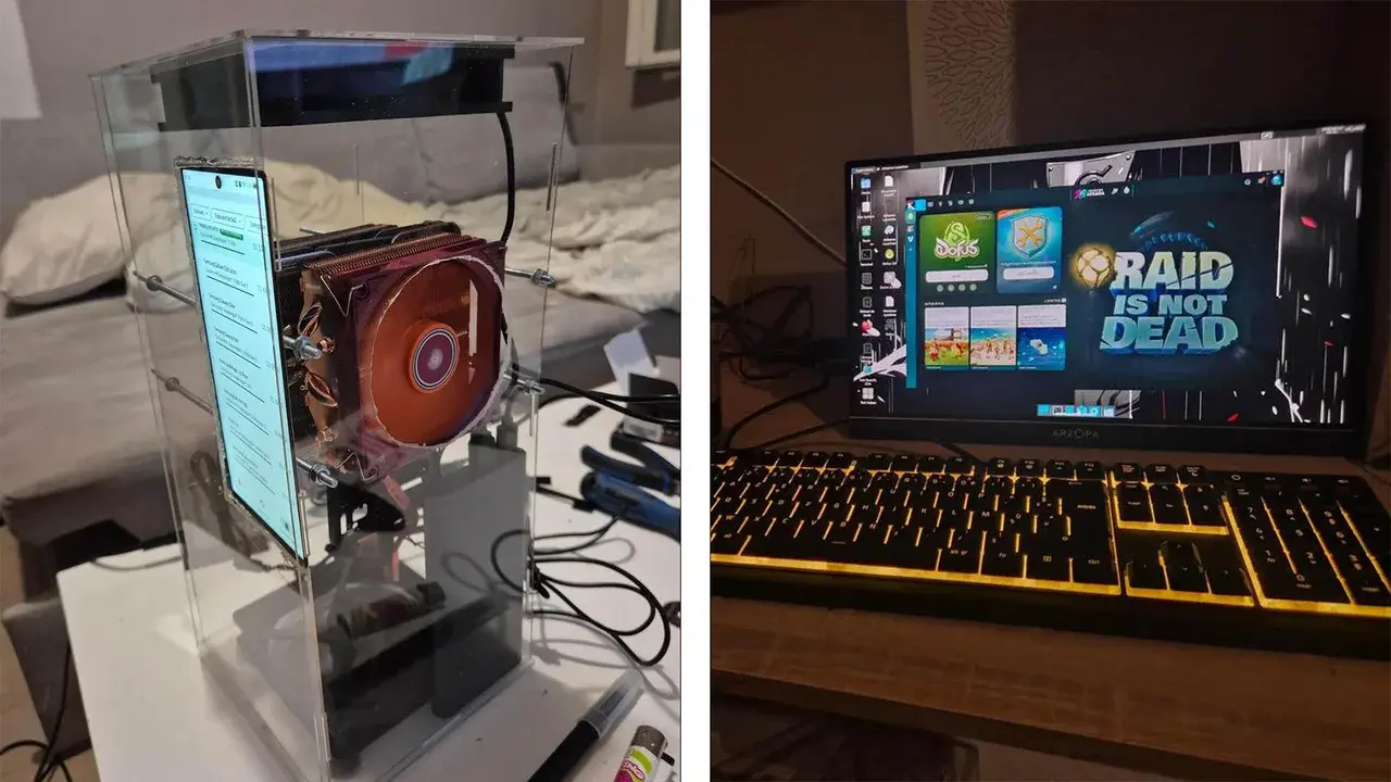 Nubia Z70 Ultra Becomes a PC to Run The Witcher 3