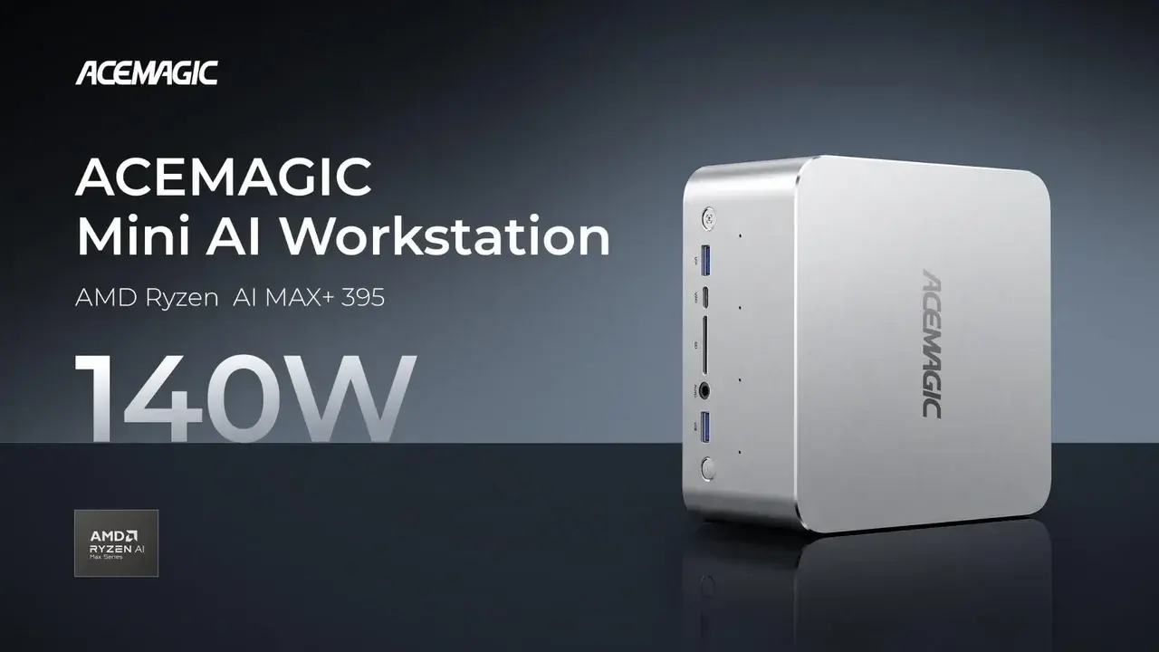 Acemagic Unveils F9A Mini Workstation Featuring 192GB RAM