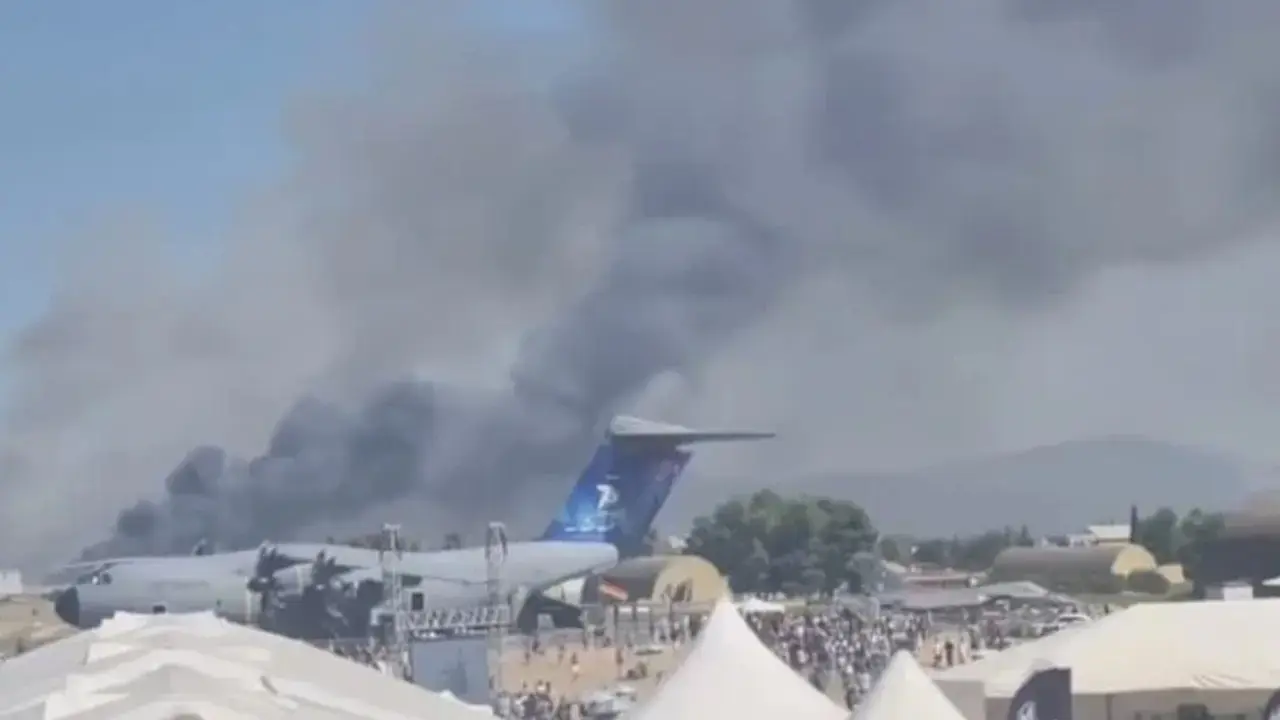 Greek F-4 Phantom Fighter Jet Crashes at Air Show