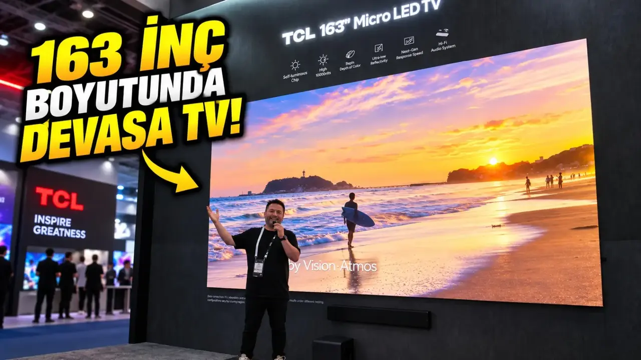 TCL Showcases 163-Inch MicroLED TV and AI Tech at IFA 2026