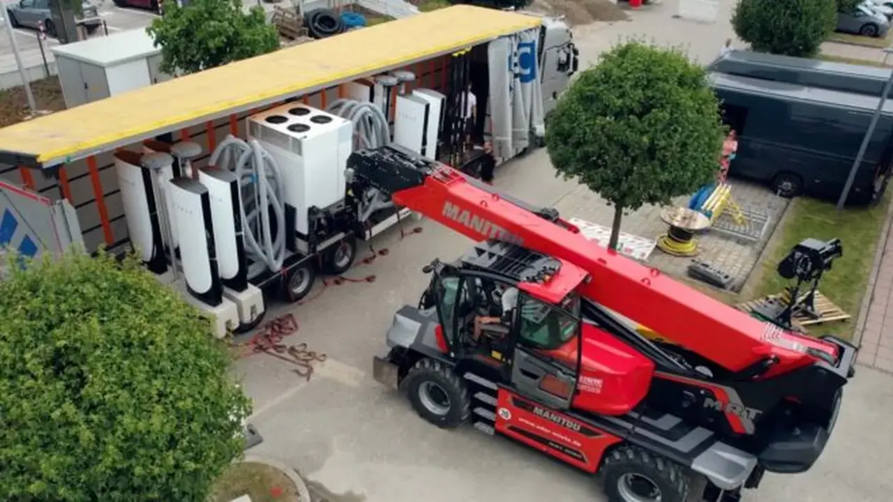 Tesla Unveils Accordion Supercharger to Accelerate Infrastructure Deployment