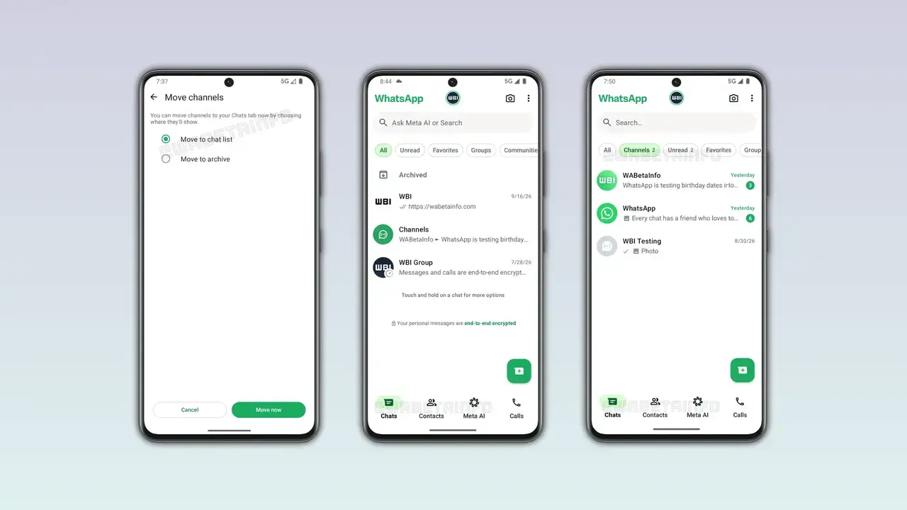 WhatsApp Channels Are Moving to the Chats Tab