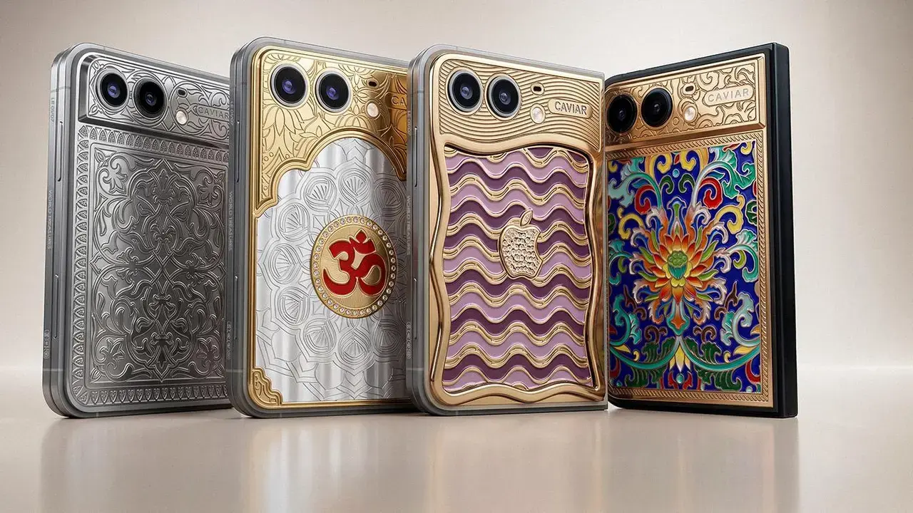 Caviar Unveils Ultra-Luxury Foldable iPhone Duo Series Starting at 5 Million Rubles