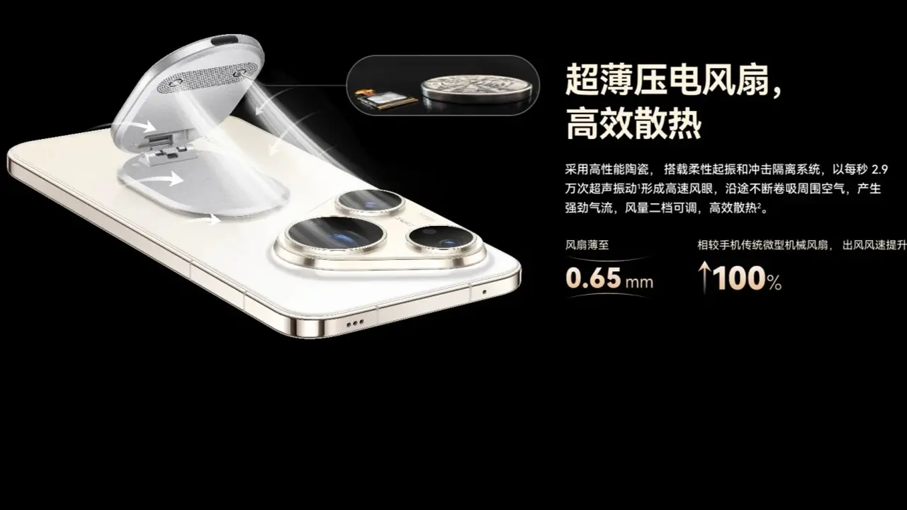 Huawei Unveils Innovative Wind Chaser Piezoelectric Cooling Stand