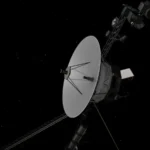 Artist concept of NASA Voyager 1 spacecraft in interstellar space