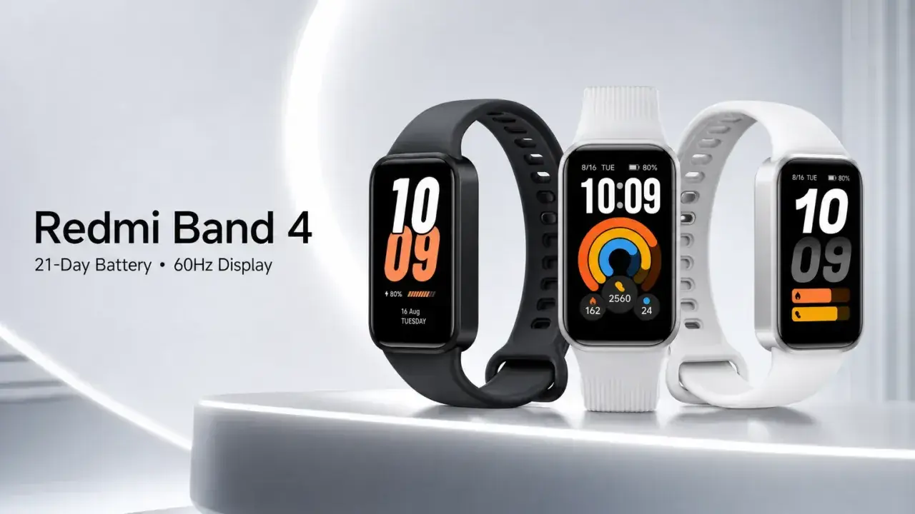 Xiaomi Launches Affordable Redmi Band 4 With Smartwatch Aesthetics